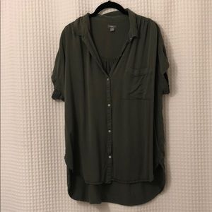 Aerie Olive Green Top